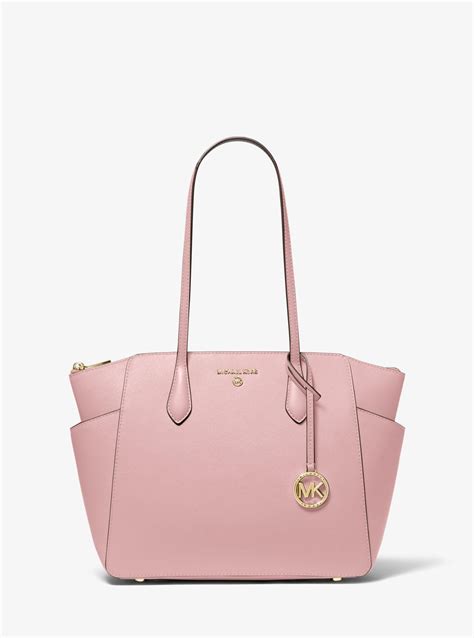 michael kors medium leather pouch|Michael Kors leather tote.